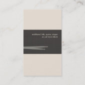 Drummer Business Card Visitenkarte (Rückseite)