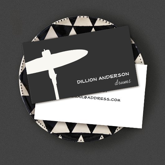 Drummer Business Card Visitenkarte