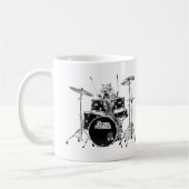 Drummer Cat of the Atomic Nyanckos Kaffeetasse (Links)