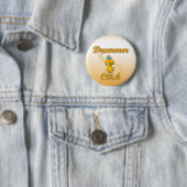 Drummer Chick Button (Beispiel)