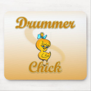 Drummer Chick Mousepad