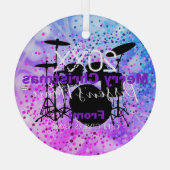 Drummer Christmas Ornament HAMbWG (Rückseite)