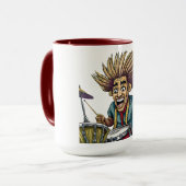 Drummer Combo-Tasse Tasse (Vorderseite Links)