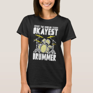 Drummer Cool Graphic the Worlds Tokio T-Shirt