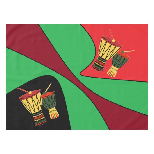 Drummer Custom Cotton Tablecloth, 52"x70" Tischdecke (Vorderseite (Horizontal))