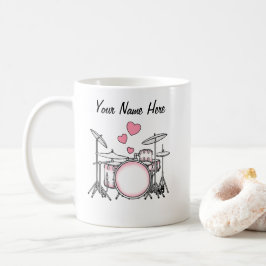 Drummer Custom Wedding Tasse Musiker Musiker