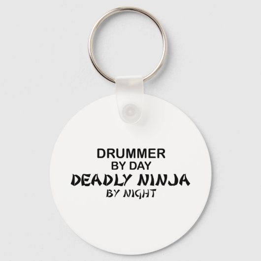 Drummer Deadly Ninja by Night Schlüsselanhänger (Vorderseite)