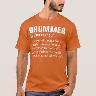 Drummer Definition Musiker Spaß T-Shirt