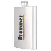 Drummer Drum Sticks Flachmann (Links)