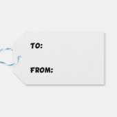 Drummer Drum Sticks Geschenkanhänger (Rückseite Horizontal)