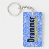 Drummer Drum Sticks Schlüsselanhänger (Vorderseite)