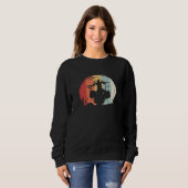 Drummer Drumming Retro Sweatshirt (Vorne ganz)