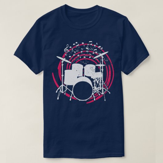 Drummer Drums Drumsticks Musician Outfit 9 T-Shirt (Design vorne)