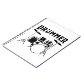 Drummer | Drums Musical Instrument Gift Idea Notizblock (Linke Seite)