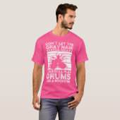 Drummer Drumset Drum Player Drums Percussionist T-Shirt (Vorne ganz)