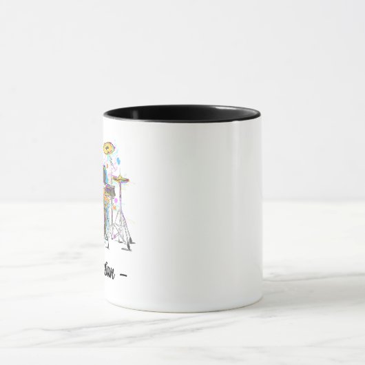 Drummer Einzigartiges Geschenk für Drummer persona Tasse (Zentrum)