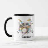 Drummer Einzigartiges Geschenk für Drummer persona Tasse (Links)