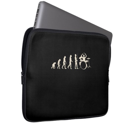 Drummer Evolution Laptopschutzhülle (Vorne Rechts)