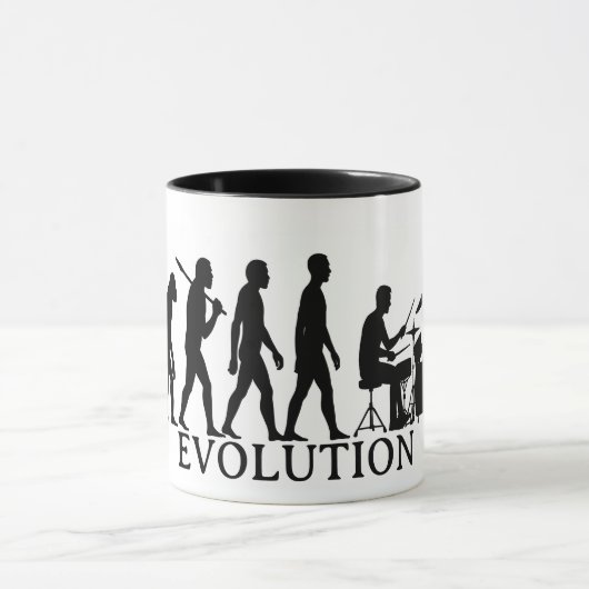 Drummer Evolution Mug Tasse (Zentrum)
