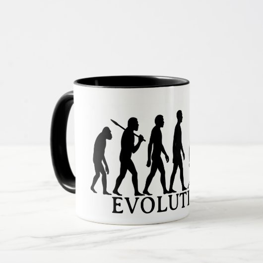Drummer Evolution Mug Tasse (Vorderseite Links)