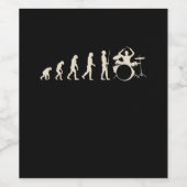 Drummer Evolution Weinetikett (Einzelnes Label)