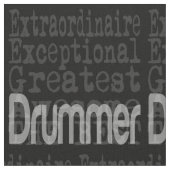 Drummer Extraordinaire Stoff (Nahaufnahme)