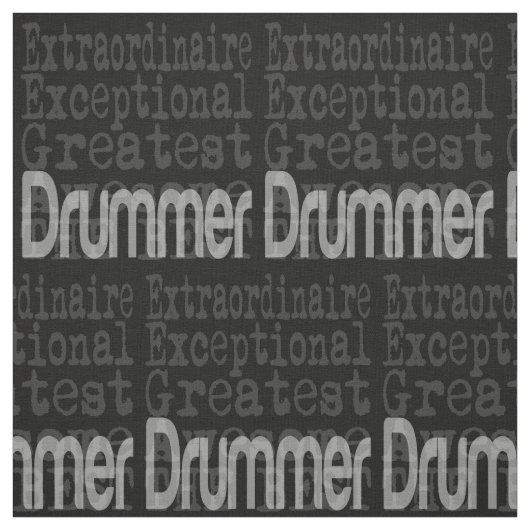 Drummer Extraordinaire Stoff (Muster)