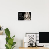 Drummer-Frauenquote Poster (Heimbüro)