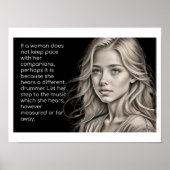 Drummer-Frauenquote Poster (Vorne)