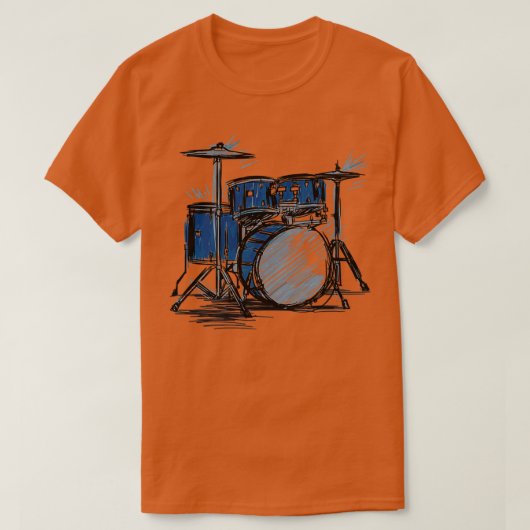 Drummer Freak  T-Shirt (Design vorne)