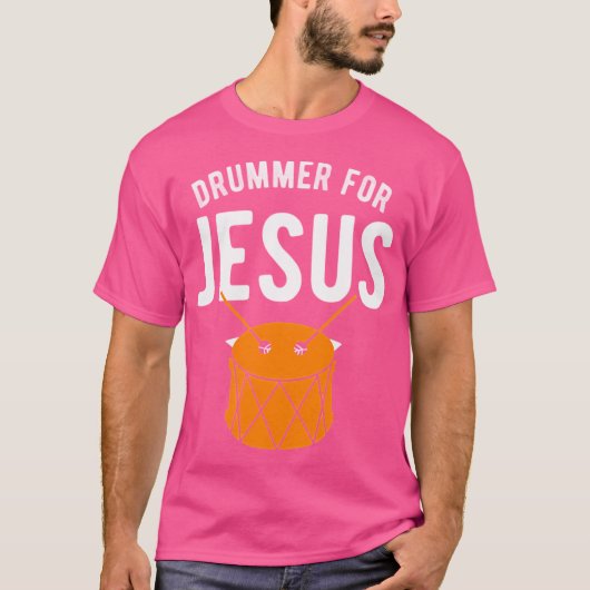 Drummer für Jesus Tri-Blend T-Shirt (Vorderseite)