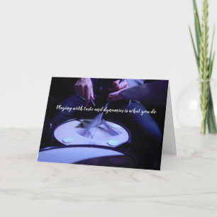 Drummer Geburtstagskarte mit Geschmack und Dynamik Karte