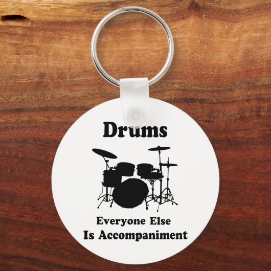 Drummer-Geschenk Schlüsselanhänger (Vorderseite)