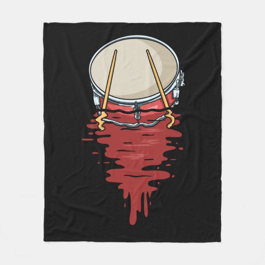 Drummer Geschenke Männer Drumming Geschenke Schlag Fleecedecke (Vorderseite)