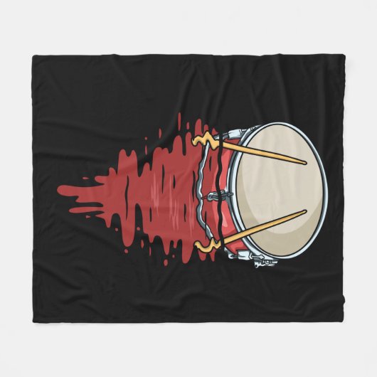 Drummer Geschenke Männer Drumming Geschenke Schlag Fleecedecke (Vorderseite (Horizontal))