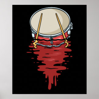 Drummer Geschenke Männer Drumming Geschenke Schlag Poster