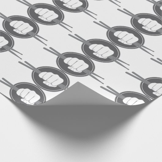 Drummer Geschenkpapier (Ecke)