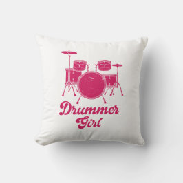Drummer Girl | Drums Drummer Gift Kissen