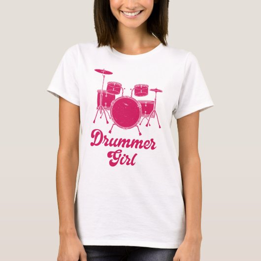 Drummer Girl | Drums Drummer Gift T-Shirt (Vorderseite)