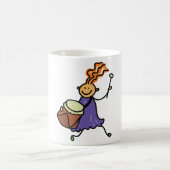 Drummer Girl Kaffeetasse (Mittel)