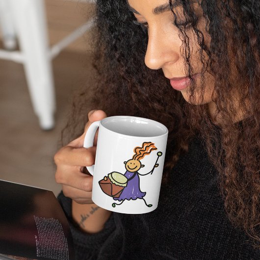 Drummer Girl Kaffeetasse
