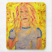 Drummer Girl Mousepad (Vorne)