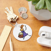 Drummer Girl Schlüsselanhänger