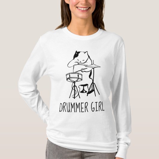 DRUMMER GIRL T - Shirt (Vorderseite)