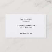 Drummer Grunge und Gold Drumsticks Black Visitenkarte (Rückseite)