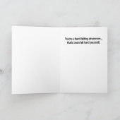 Drummer Hard Hitter Loud Percussion Get Well Soon Karte (Innenseite)