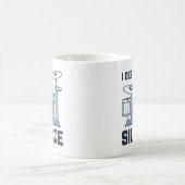 Drummer I zerstöre Stille Kaffeetasse (Mittel)