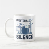 Drummer I zerstöre Stille Kaffeetasse (Links)