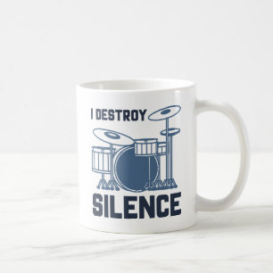 Drummer I zerstöre Stille Kaffeetasse
