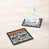 Drummer ich versuchen, die Dinge zu machen Lustige Rechteckiger Pappuntersetzer (Vor Ort)